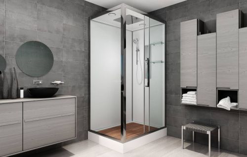 Душевая кабина AvaCan Z120 120х90 прямоугольная с крышей ориентация универсальная - фото 2