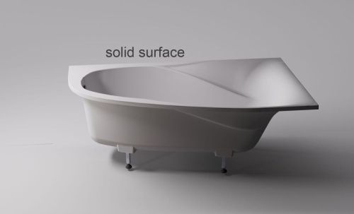 Ванна из искусственного камня Astra-Form Селена 01010081 170х100 угловая асимметричная с ножками - фото 2