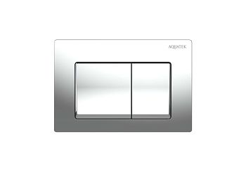 Клавиша смыва механическая Aquatek TDI-0000005 цвет хром
