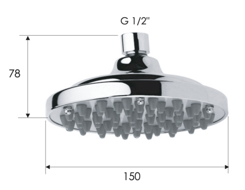 Верхний душ Remer 35315X 15х15 хром - фото 2