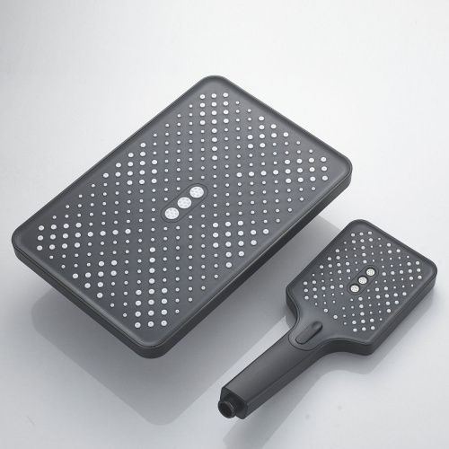 Душевая стойка Shevanik S6136H настенная цвет черный - фото 5