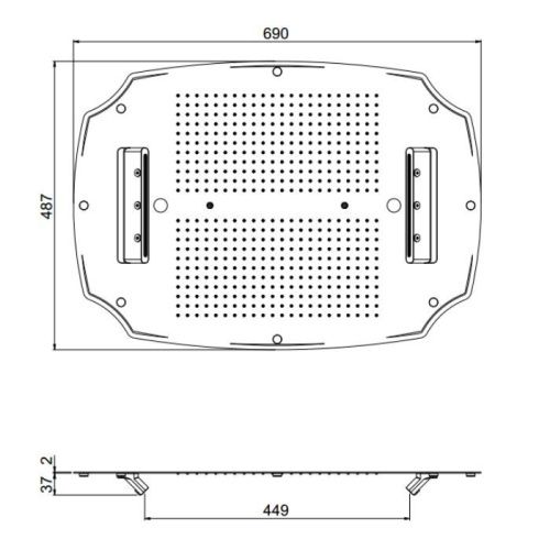Верхний душ Carimali MyDream Colonial 23071XN/S-CRX хром - фото 2