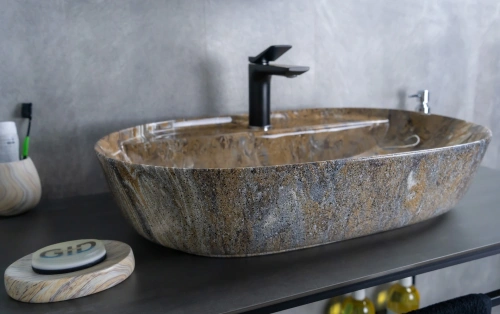 Раковина керамическая Gid Lago 54471 60х40 накладная цвет многоцветный 1 отверстие под смеситель - фото 4