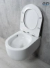 Унитаз подвесной Gid Tornado 62262Y белый с сиденьем микролифт безободковый смыв торнадо