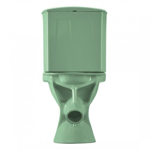 Унитаз-компакт напольный с бачком Santeri Вест 1P2018S0400BF зеленый с сиденьем каскадный смыв - фото 5