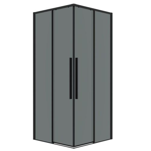 Душевой уголок Grossman Galaxy 300.K33.01.1010.21.10 100х100 стекло тонированное профиль черный без поддона