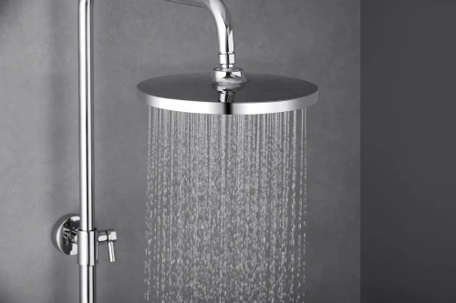 Душевая стойка Arrow AMG13SH848U2BC настенная цвет черный с термостатом - фото 5