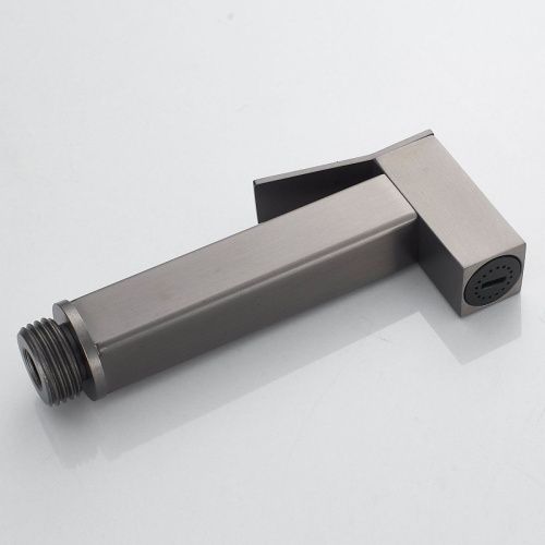 Гигиенический душ со смесителем Raffine F237T оружейная сталь - фото 5