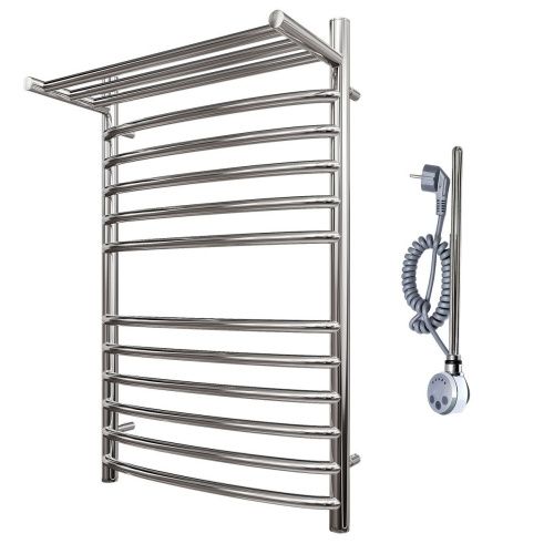 Полотенцесушитель электрический Point Альфа PN05158SPE 55х80 хром - фото 4