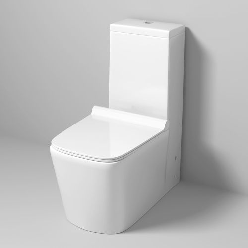 Унитаз напольный с бачком Grossman Falcon GR-4400S белый с сиденьем микролифт безободковый каскадный смыв - фото 2