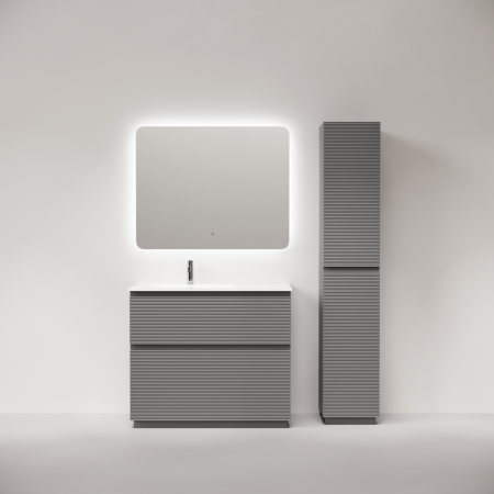 Тумба под раковину Sancos FOLK Floor FL100FLES 100х40 напольная цвет серый