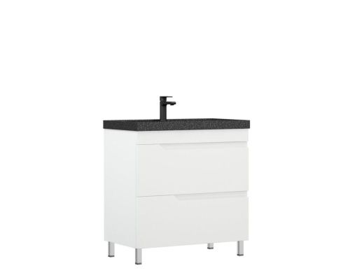 Тумба под раковину Corozo Юрма SD-00001625 80х40 напольная цвет белый - фото 5