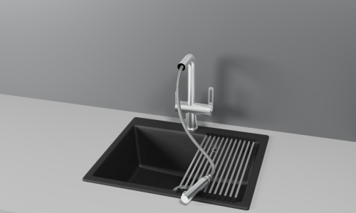 Смеситель для кухни Granula 8170, НЕРЖ на мойку нержавеющая сталь - фото 2