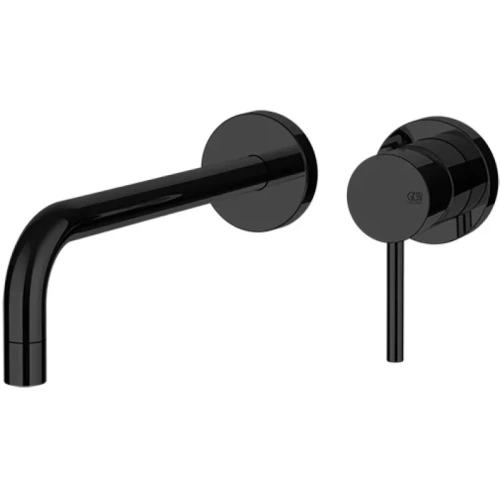Смеситель для раковины Gessi Emporio Via tortona 44825#299 встраиваемый в стену черный