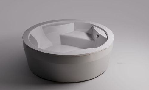 Ванна акриловая Astra-Form Аврора 01010038 185х185 отдельностоящая круглая с каркасом - фото 5