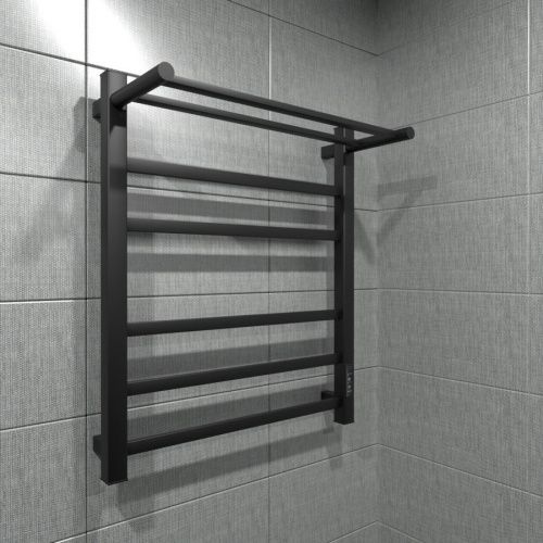 Полотенцесушитель электрический Маргроид Вид 81-10 профильный 8110-6050-1083-9005R 55х60 черный - фото 2