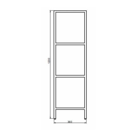 Стеллаж Comforty Мальме 00-00000826CF