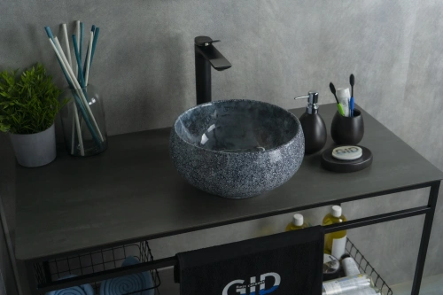 Раковина керамическая Gid Esfera 54433 30х30 накладная цвет многоцветный без отверстий под смеситель - фото 5