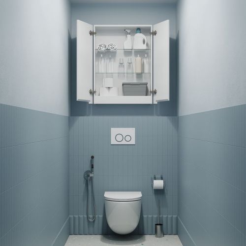 Шкаф Iddis Edifice EDI60W0i97 60х80 подвесной цвет белый - фото 5