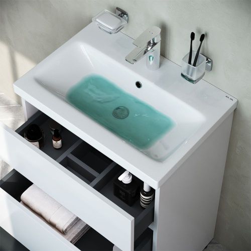 Тумба под раковину Am.Pm Gem S M91FSX0602WG 60х40 напольная цвет белый - фото 4