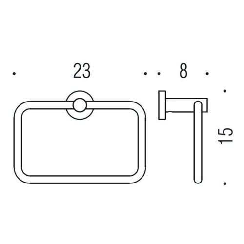 Полотенцедержатель Colombo Plus W4931.HPS1 - фото 2