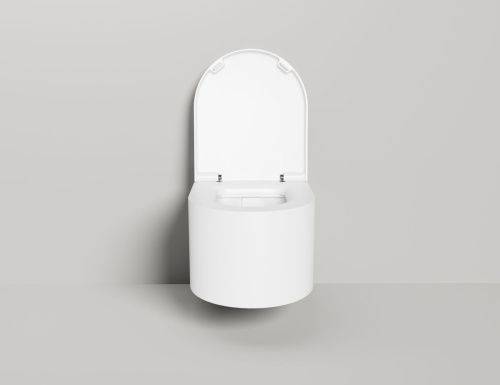 Унитаз подвесной Salini GEMELLI 240121KMF белый с сиденьем микролифт безободковый смыв торнадо - фото 2