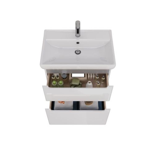 Тумба под раковину LeMark Buno LM04B70T 60х40 напольная цвет белый - фото 3