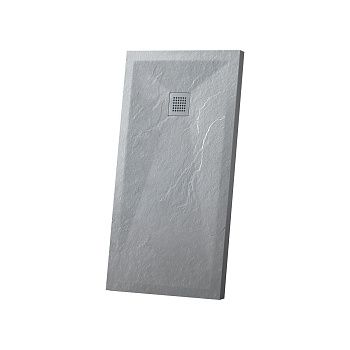 Душевой поддон из искусственного камня Vincea H25 VST-4SR8012G 120х80 серый