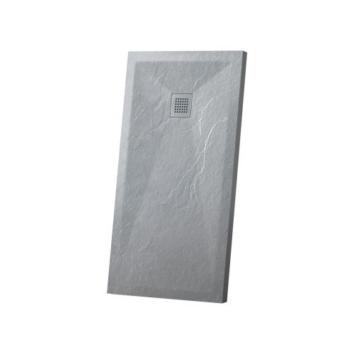 Душевой поддон из искусственного камня Vincea H25 VST-4SR8012G 120х80 серый