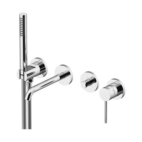 Смеситель Gattoni CIRCLE TWO 9105/91C0 встраиваемый в стену хром