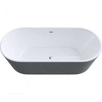 Ванна акриловая Art&Max AM-520-1695-795 170х80 отдельностоящая овальная с каркасом