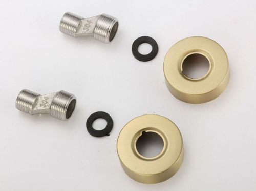 Смеситель для ванны и душа Fmark FS8206C настенный золото - фото 5