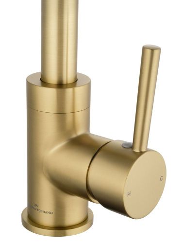 Смеситель для кухни Wonzon & Woghand WW-A21102-BG на мойку золото - фото 4