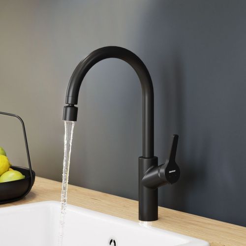 Смеситель для кухни Damixa Eclipse 310722300 на мойку черный - фото 5