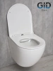 Унитаз подвесной Gid Convexo 62234Y белый с сиденьем микролифт безободковый смыв торнадо