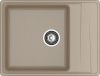 Кухонная мойка Granfest Level LV-660L песочный 65х50 цвет бежевый поверхность матовая