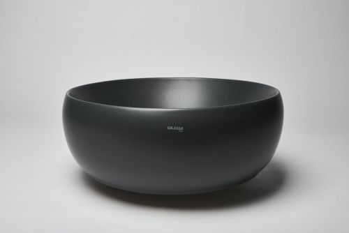 Раковина из сантехнического фарфора Galassia Dream 7333NEМТ 50х50 накладная цвет черный - фото 5