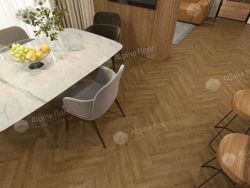 Кварцвиниловая плитка Alpine Floor Parquet LVT ECO 16-32 Дуб Селена Дуб Селена толщина 0.25 см 43 класс 590х118 - фото 2