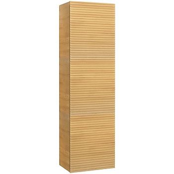 Шкаф-пенал Jorno KARAT Kar.04.130/P/BuL 30х130 подвесной цвет коричневый