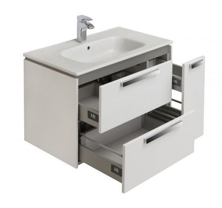 Тумба под раковину Roca Lago 7857296806 80х40 подвесная цвет белый