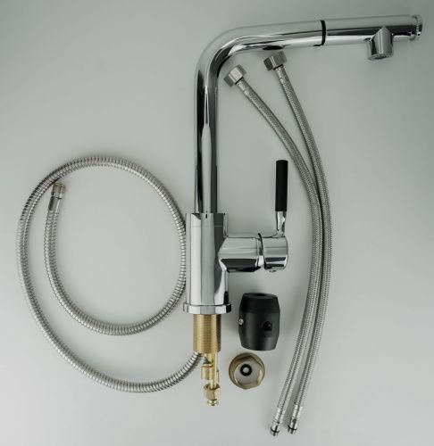 Смеситель для кухни Esko Kitchen K12 на мойку хром - фото 4