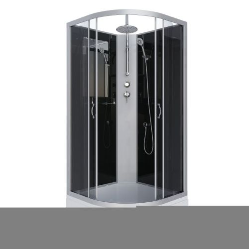 Душевая кабина Niagara Classic 35031434BKT 80х80 четверть круга без крыши ориентация универсальная