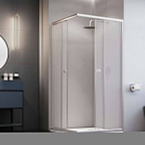 Душевой уголок RGW Dolphin 28912699-11 90х90 стекло прозрачное профиль хром без поддона - фото 2