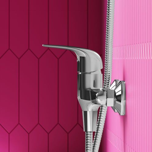 Смеситель для душа Dorff Stark D1102000 настенный хром - фото 4