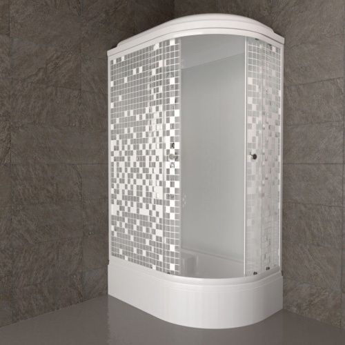 Душевая кабина Тритон Коралл Щ0000061819 120х80 четверть круга с крышей ориентация левая - фото 4
