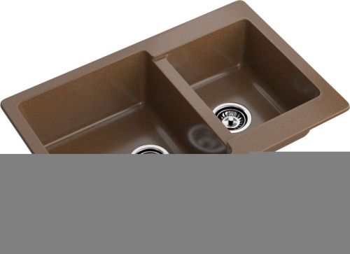 Кухонная мойка Granfest Practik P-780K терракот 80х50 цвет коричневый поверхность матовая - фото 2