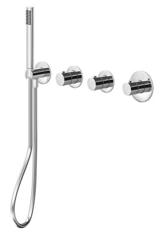 Душевая система Paffoni Modular Box KITMB000CRKING встраиваемая в стену цвет хром - фото 2