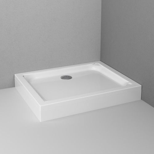 Душевой поддон акриловый Am.Pm Gem W90T-404-100280W 100х80 белый с каркасом - фото 3
