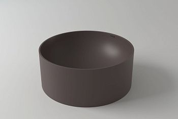 Раковина из искусственного камня Holbi VEGA 1.02.022.11.3 40х40 накладная цвет коричневый