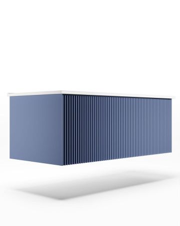 Тумба под раковину La Fenice Terra FNC-01-TER-BG-100 100х50 подвесная цвет синий